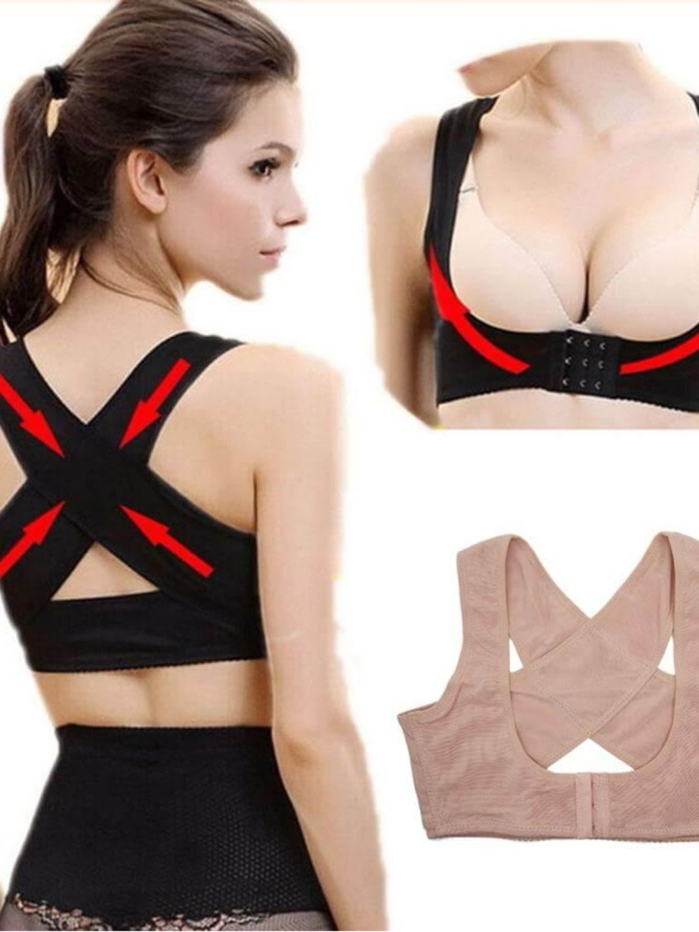 Cross-Back posture Bra